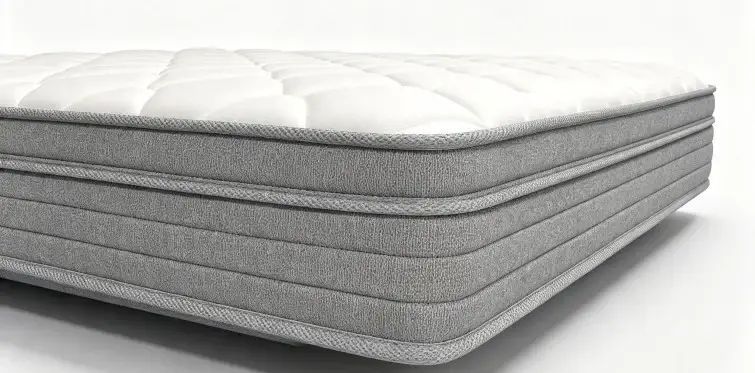 Soft Grey Quilt Mattress — alternate view